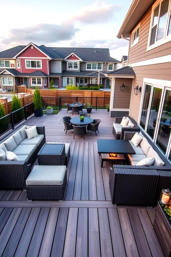 Family Gathering Composite Deck - 30 Composite Deck Ideas