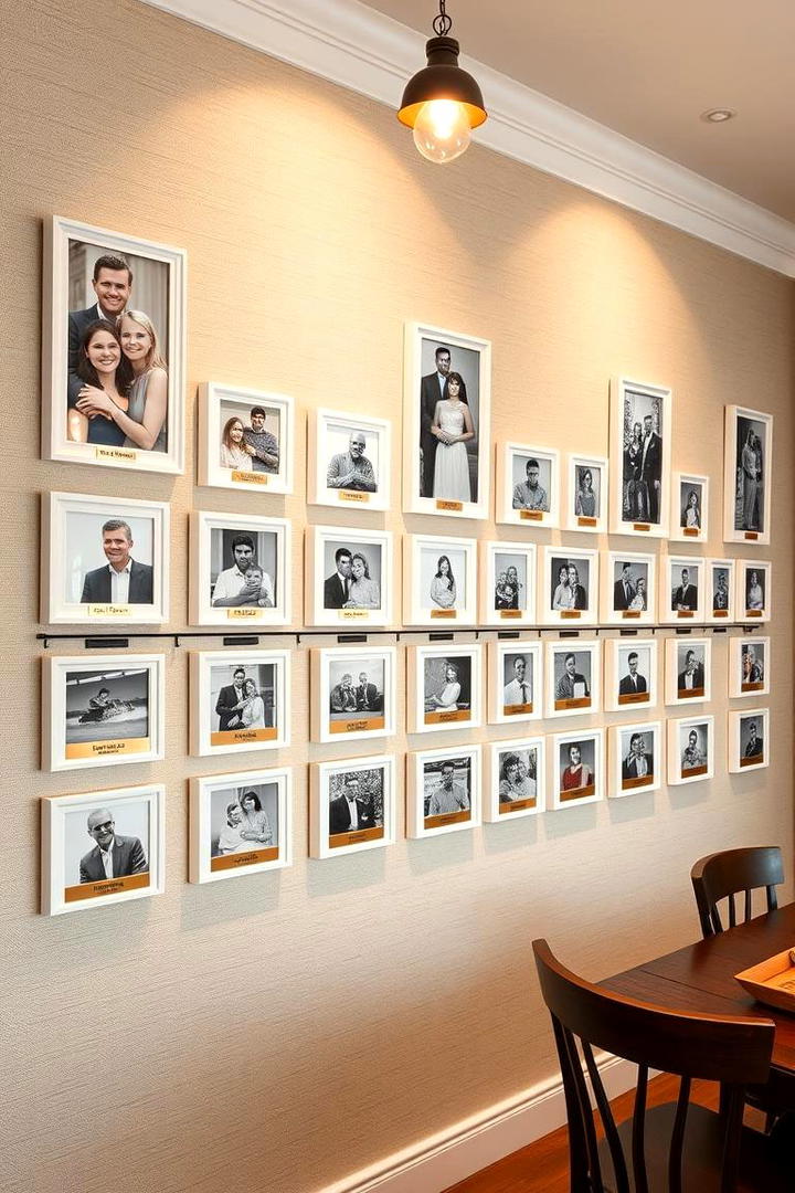 Family Memories Timeline - 21 Photo Wall Ideas