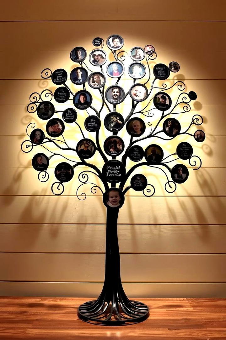 Family Tree Photo Display - 30 Photo Display Ideas