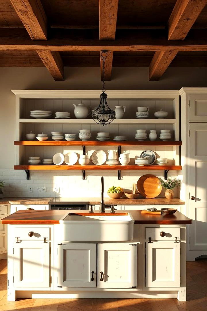 Farmhouse Charm - 30 kitchen island decor ideas