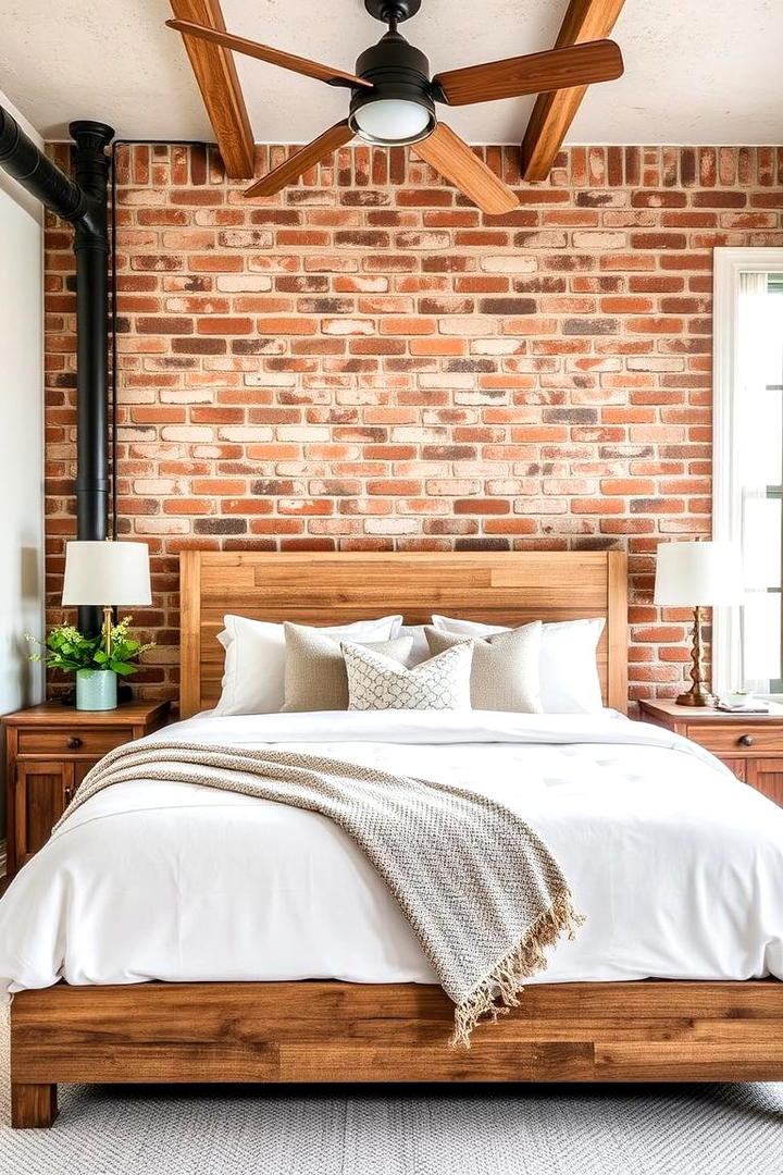 Farmhouse Industrial Fusion - 21 Farmhouse Bedroom Ideas