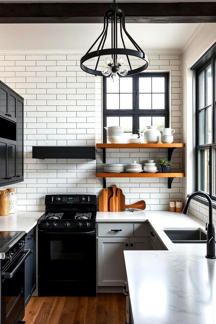 Farmhouse Meets Urban - 30 Eclectic Kitchen Ideas