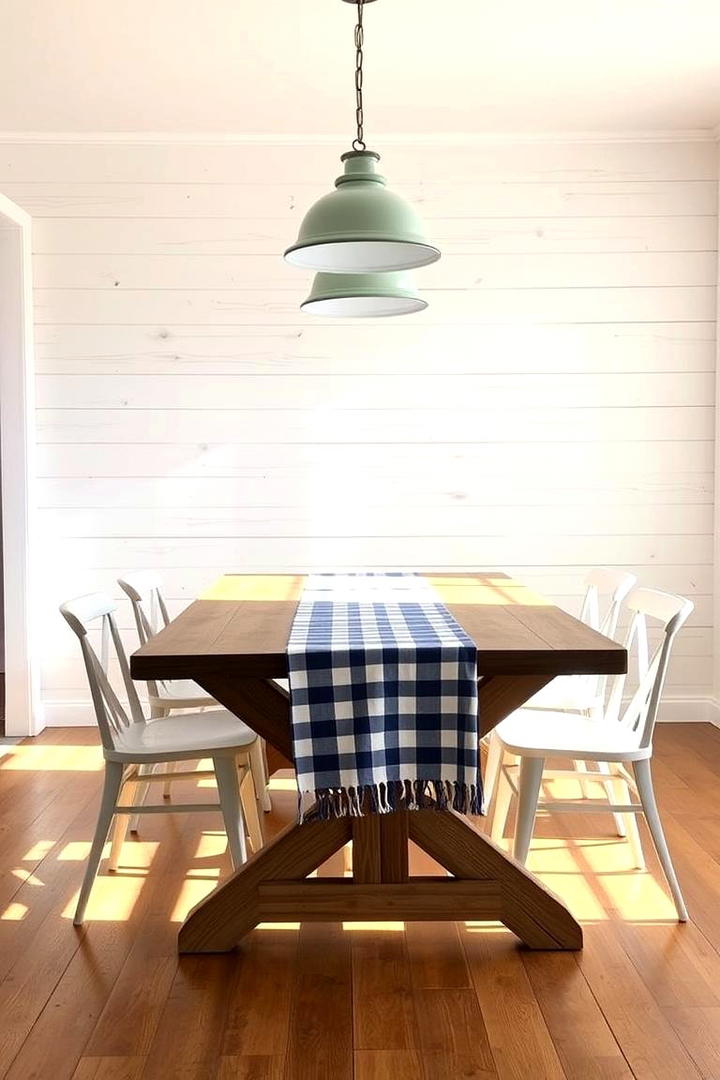 Farmhouse Shiplap Charm - 30 Dining Room Accent Wall Ideas