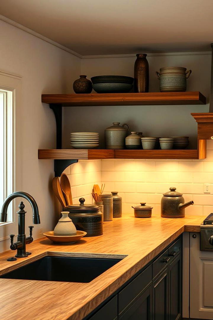 Farmhouse Style Kitchen Counter Decor - 30 Kitchen Counter Decor Ideas