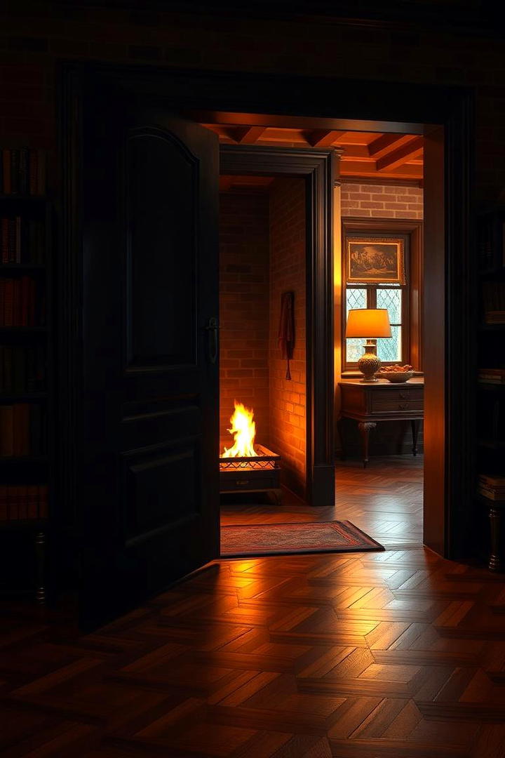 Fireplace Disguised Door - 30 Hidden Door Ideas