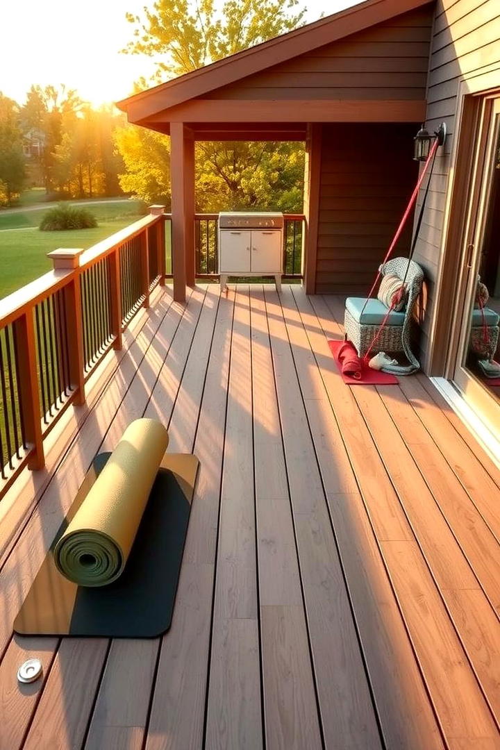 Fitness Focus Composite Deck - 30 Composite Deck Ideas