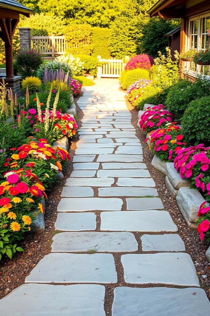 Flagstone Pathway - 17 Rock Walkway Ideas