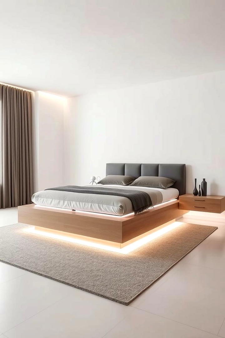 Floating Bed Concept - 21 Minimalist Bedroom Ideas