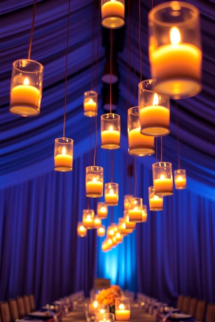 Floating Candle Installations - 30 Harry Potter Wedding Ideas