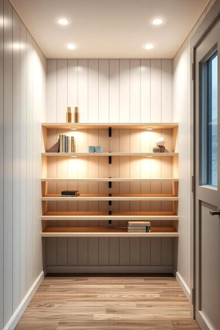 Floating Compact Shelves - 30 Shed Shelving Ideas