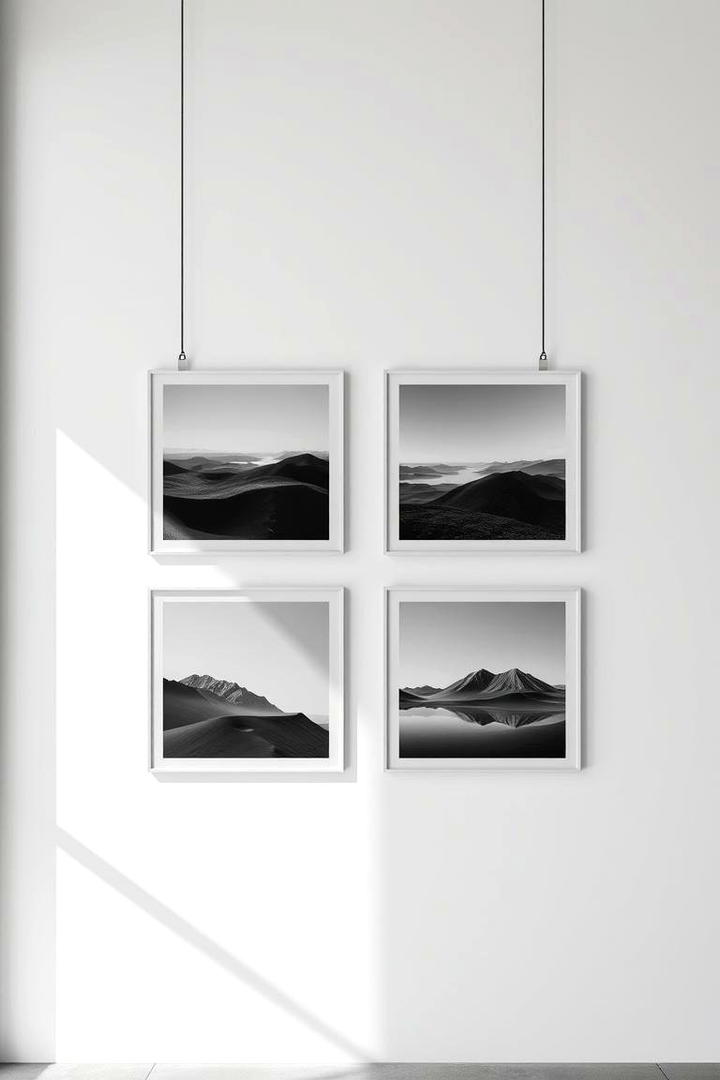 Floating Frame Wall Display - 21 Media Wall Ideas