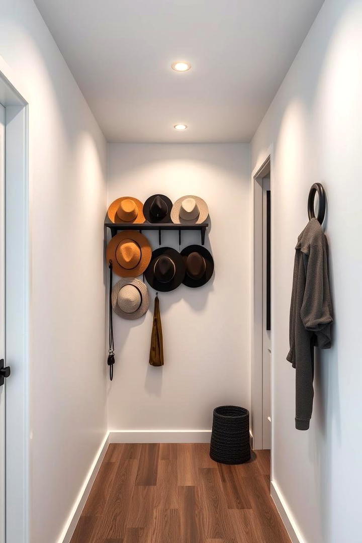 Floating Wall Hat Rack - 30 Hat Rack Ideas