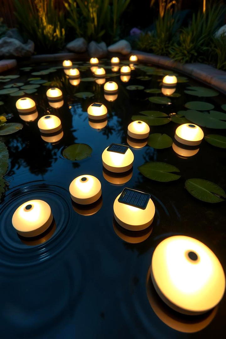 Floating Water Lights - 21 Garden Lighting Ideas