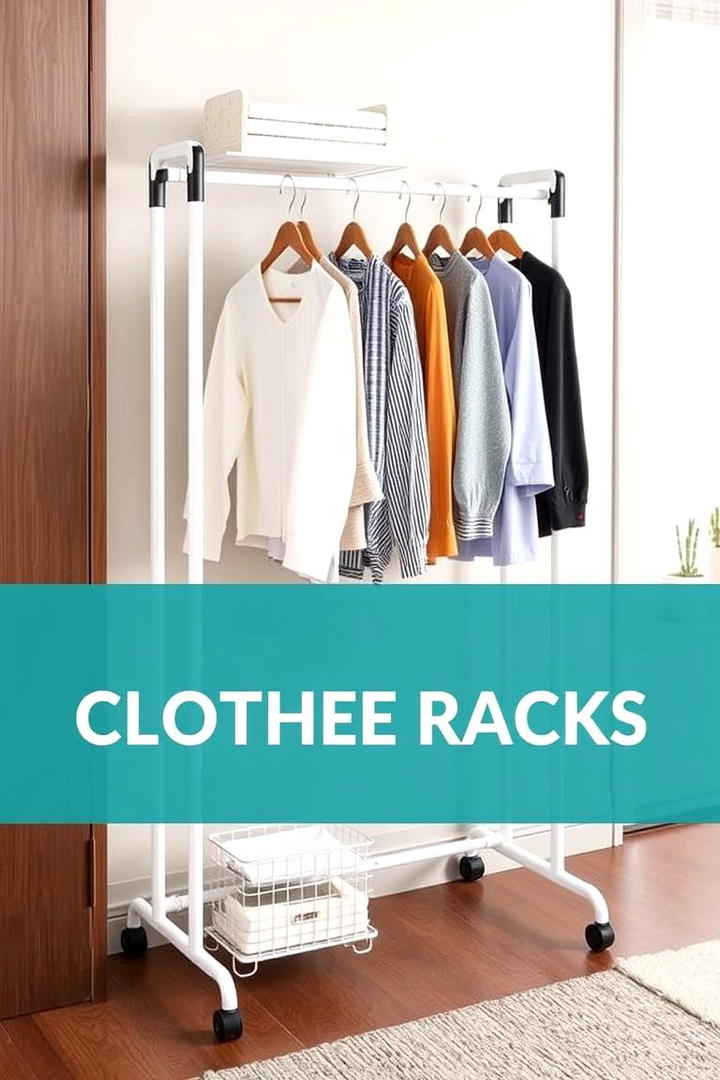 Foldable Clothes Racks - 21 Clothes Storage Ideas