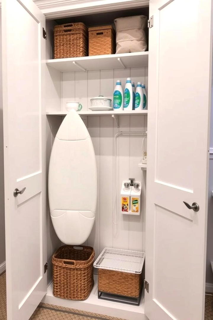 Foldable Laundry Stations - 30 Tiny House Storage Ideas