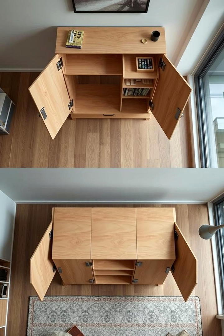 Foldable Storage Solutions - 30 Living Room Storage Ideas