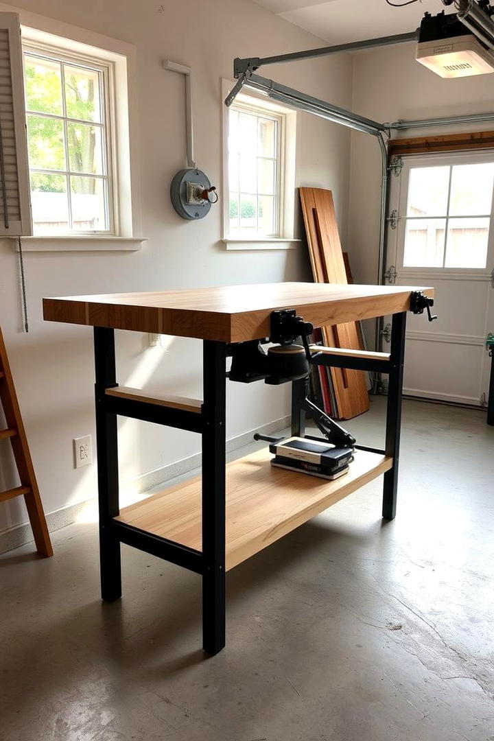 Foldable Workbenches for Versatility - 21 Garage Storage Ideas