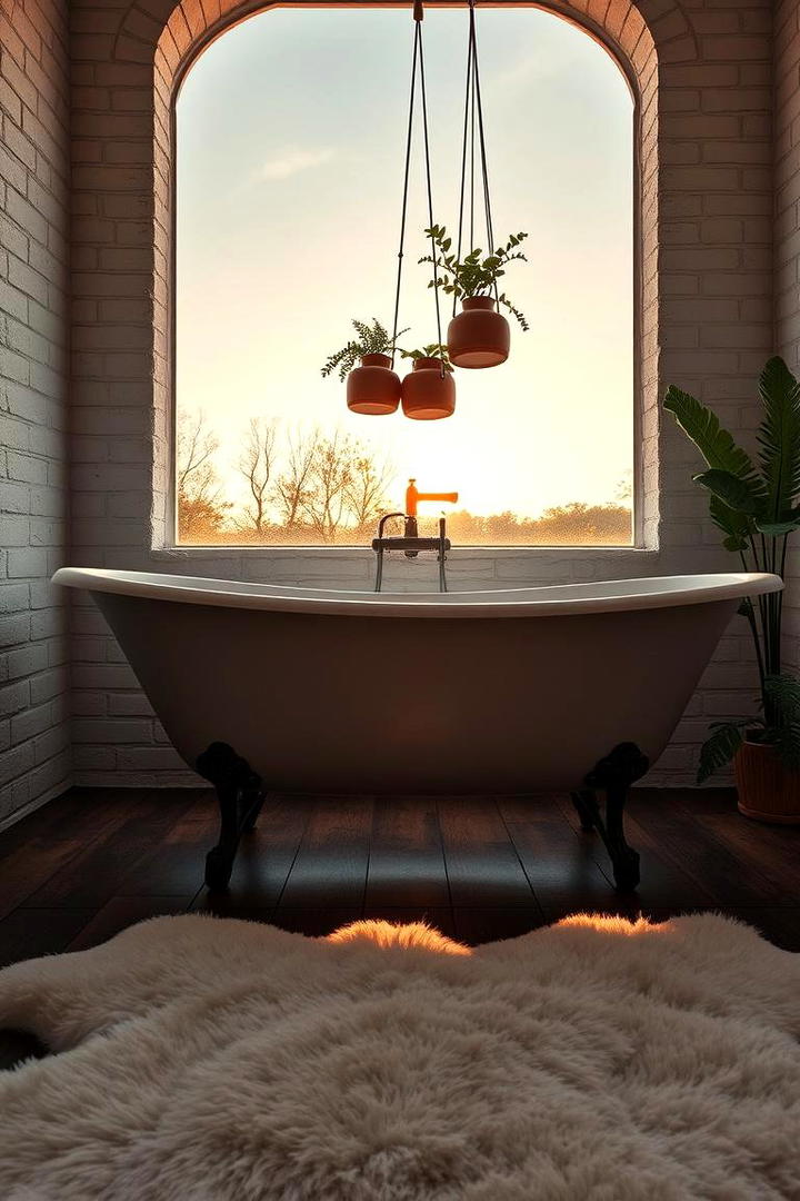 Freestanding Bathtub Design - 30 Boho Bathroom Ideas