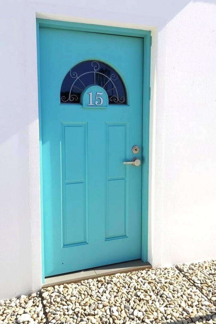 Fresh Aqua - 30 Mid Century Front Door Colors