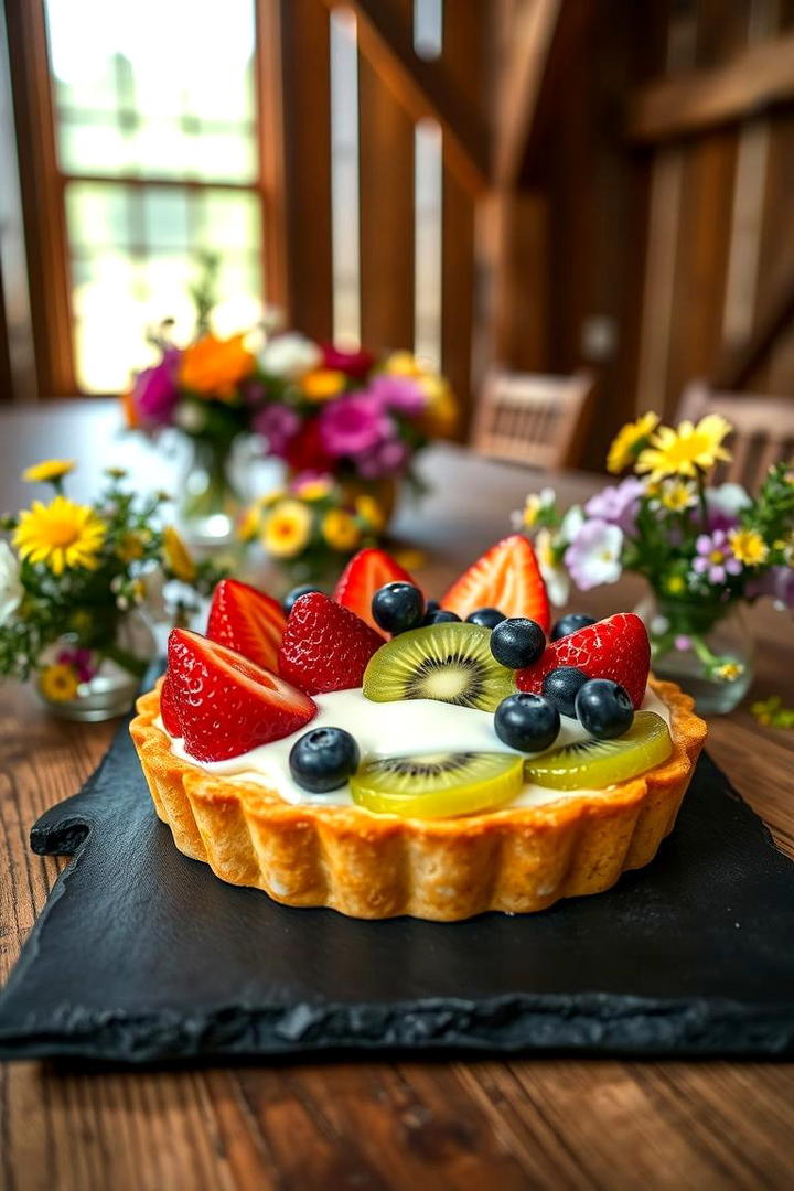 Fresh Fruit Tart - 21 Wedding Dessert Ideas