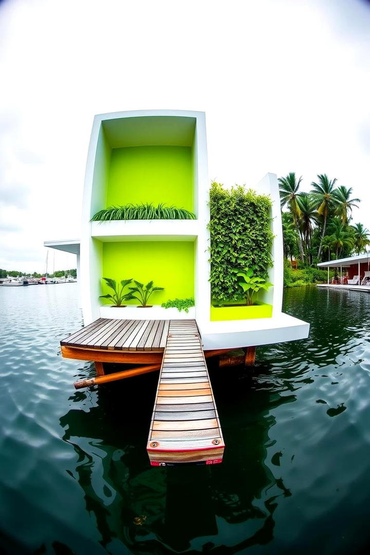 Fresh Lime Pop - 30 Lake House Exterior Colors Ideas