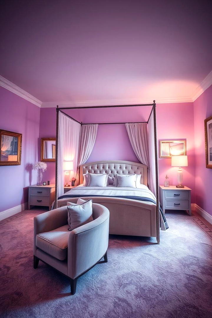 Frosted Lavender Guest Room - 30 Pastel Colour Ideas for Your Home