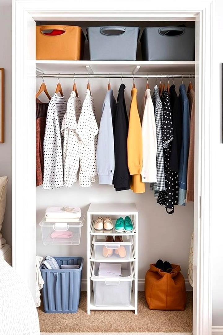 Functional Closet Organizers - 21 Dorm Room Decorating Ideas