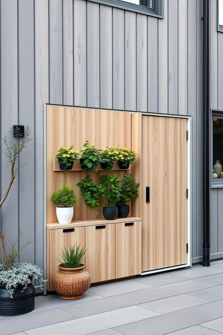 Functional Storage Solutions - 30 Scandinavian House Exterior Ideas