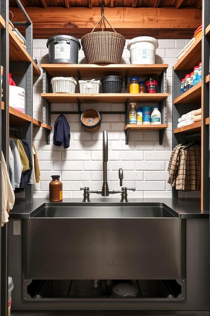 Functional Utility Sinks - 30 Mudroom Laundry Room Ideas