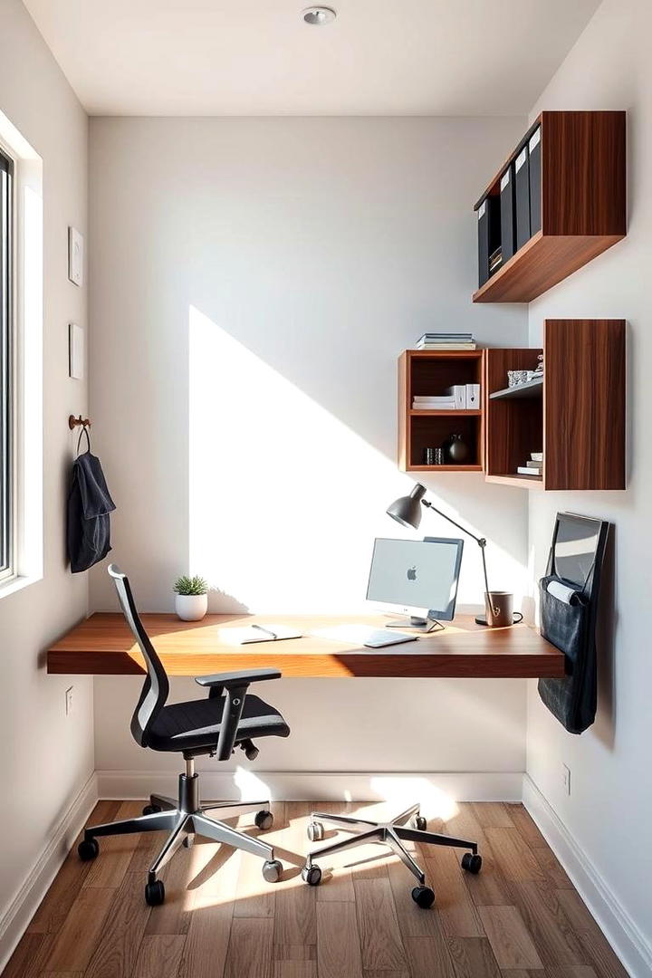 Functional Workstation Corner - 21 Corner Decoration Ideas