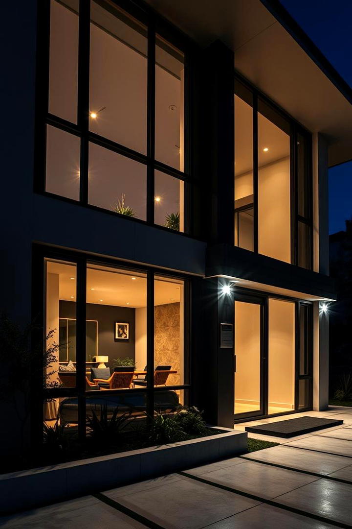 Futuristic Home with Innovative Black Windows - 30 Houses With Black Windows