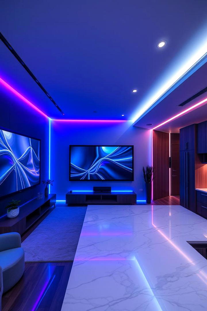 Futuristic Smart Home - 30 Condo Interior Design Ideas