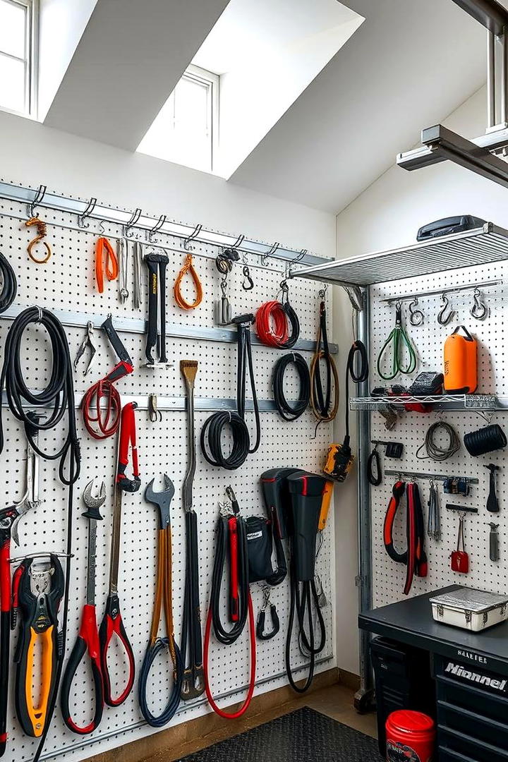 Garage Peg Systems for Multi Level Storage - 21 Garage Storage Ideas