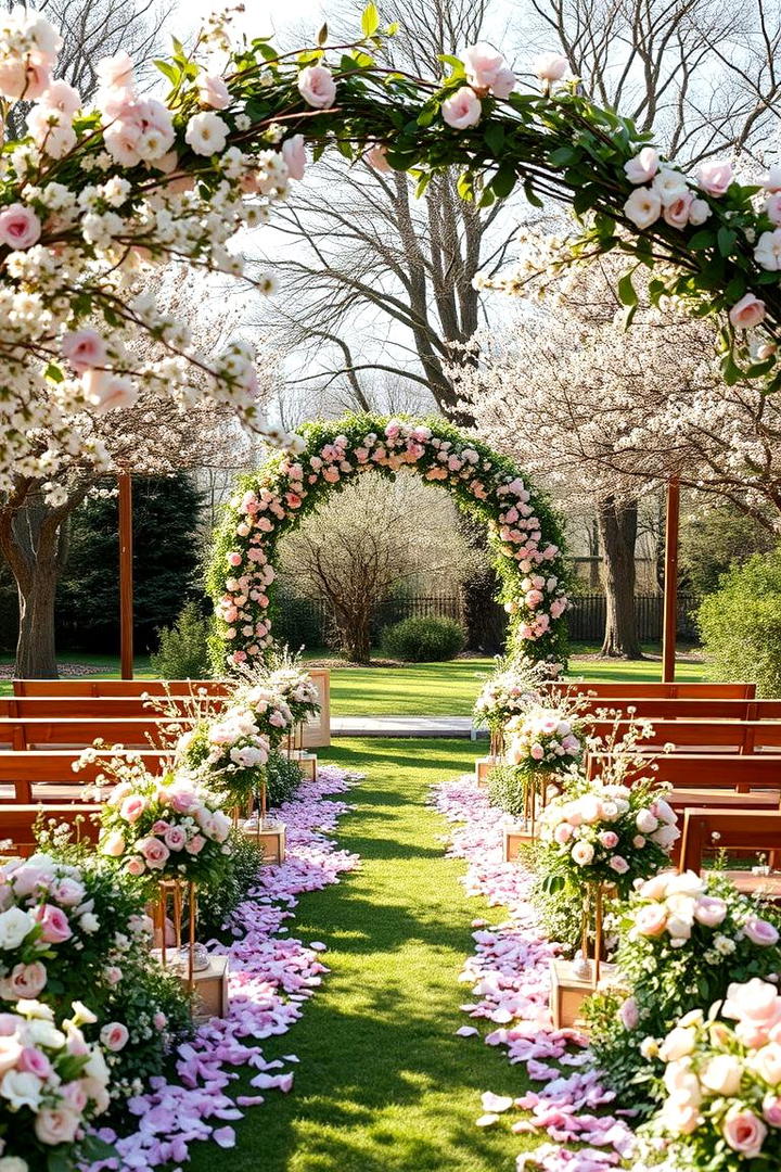 Garden Ceremony Elegance - 21 Spring Wedding Ideas