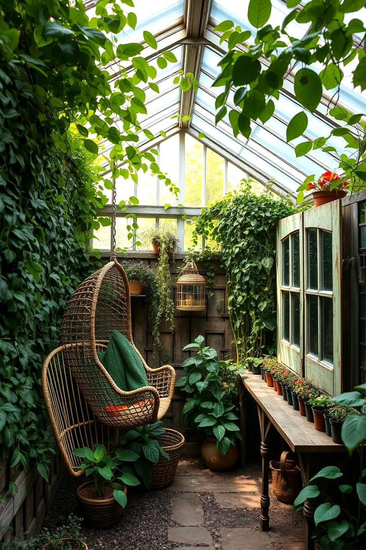 Garden Inspired Oasis - 30 She Shed Interior Ideas