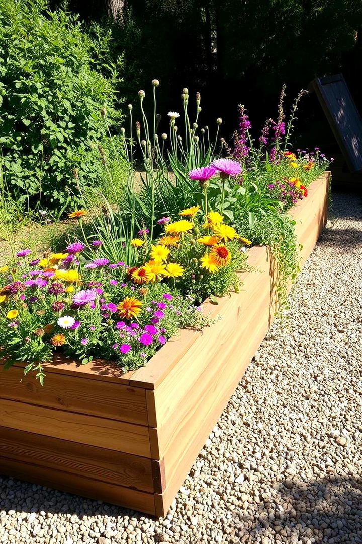 Garden Planter Beds - 30 Rustic Patio Ideas