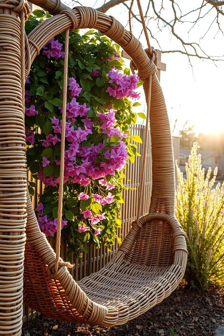 Garden Swing Screen - 30 Garden Screening Ideas