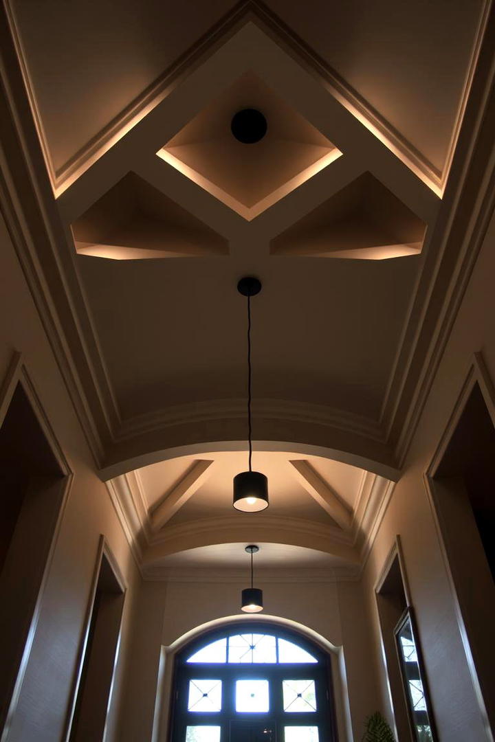 Geometric Shape Crown Molding - 21 Crown Molding Ideas