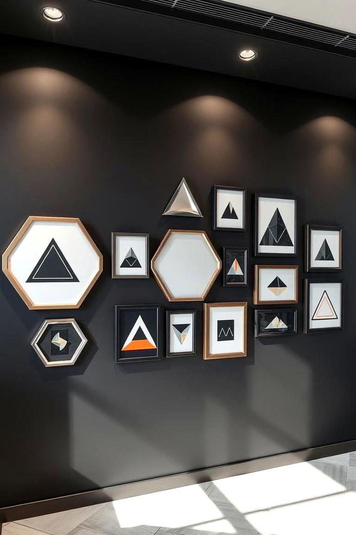 Geometric Shape Showcase - 21 Gallery Wall Ideas