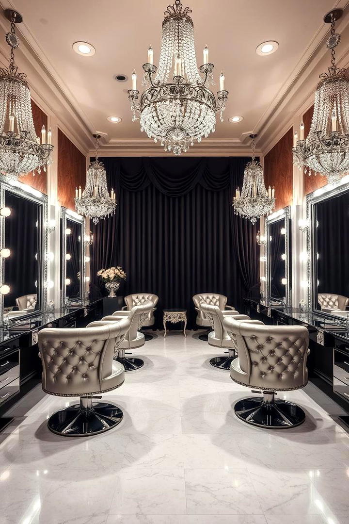 Glamorous Hollywood Style - 30 Facial Room Ideas