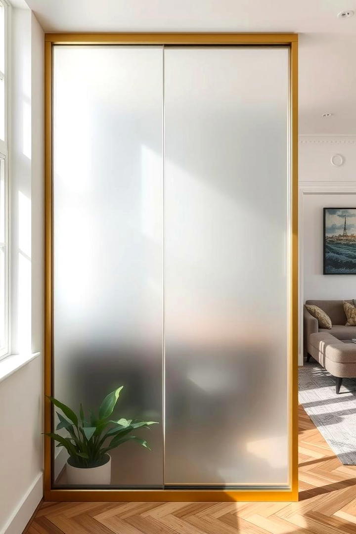 Glass Partition Feature - 30 Half Wall Ideas