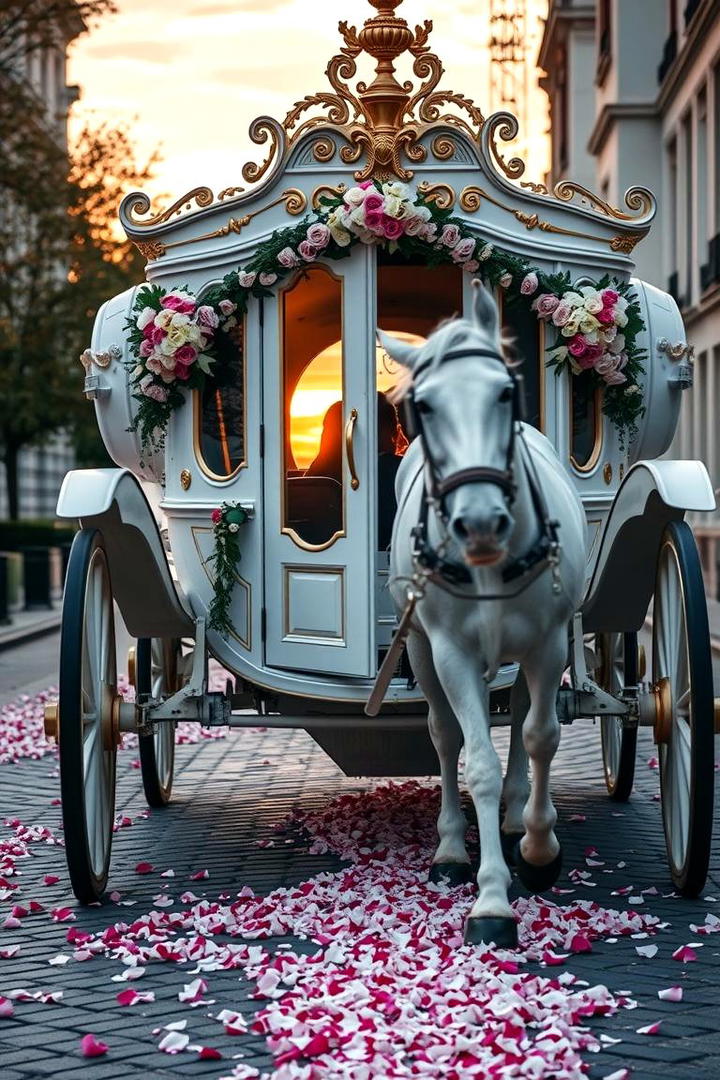 Grand Carriage Entrance - 30 Bridgerton Wedding Ideas