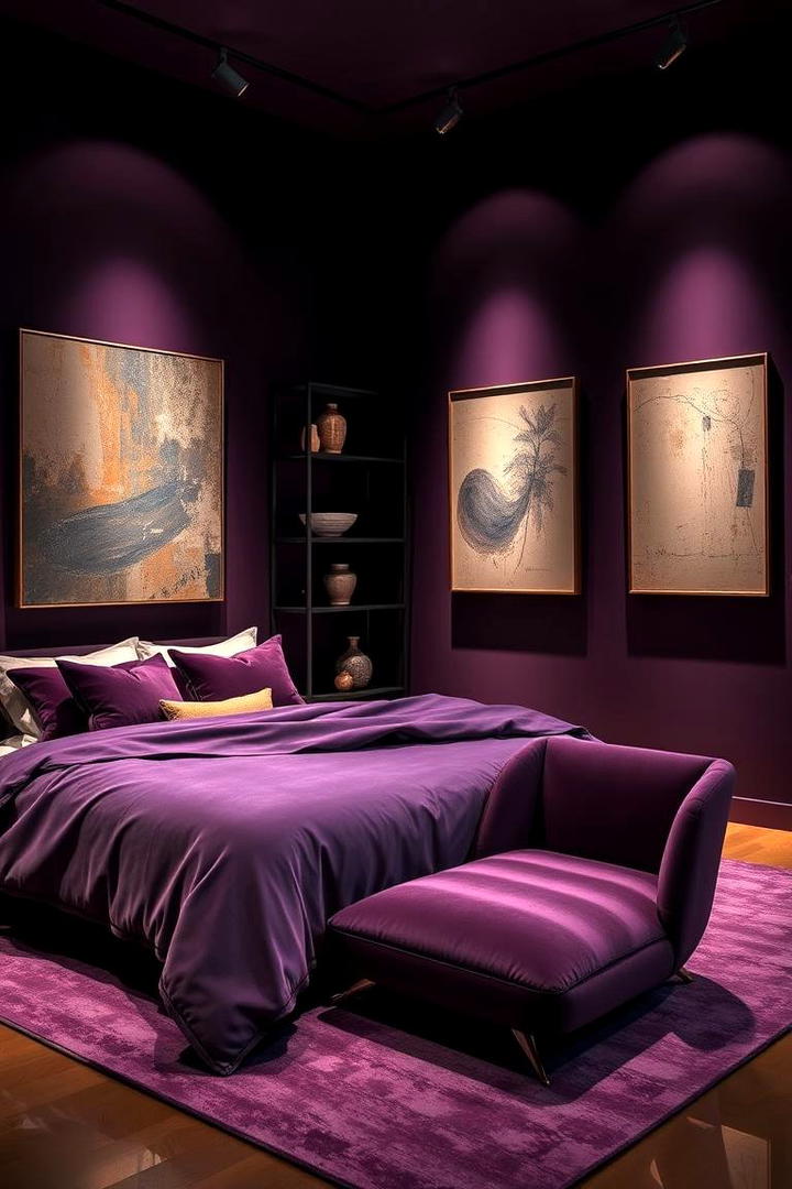 Grape Inspired Gallery - 30 Purple Bedroom Ideas