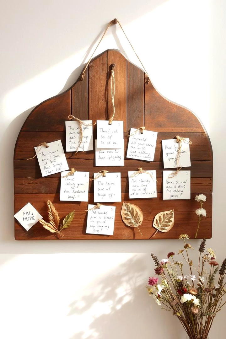 Gratitude Wall Hanging - 21 Thanksgiving Decor Ideas