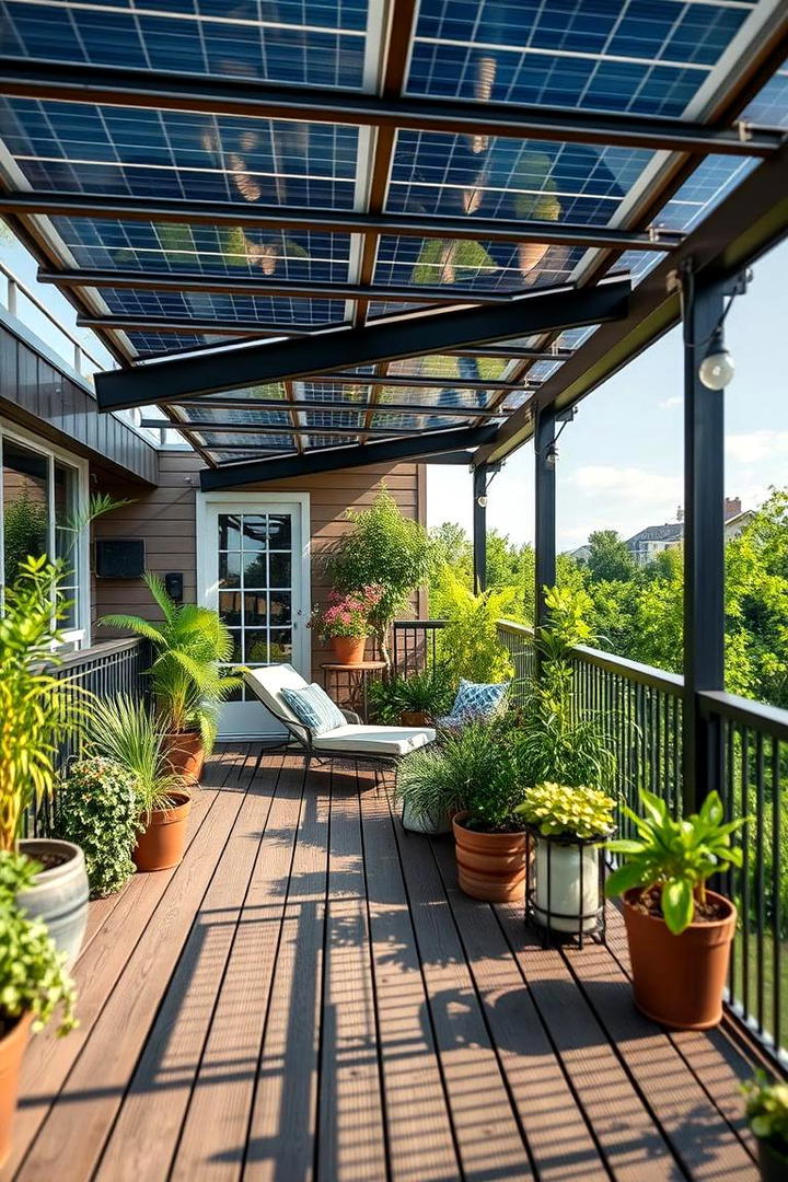 Green Energy Inspired Deck - 21 2nd Floor Deck Ideas