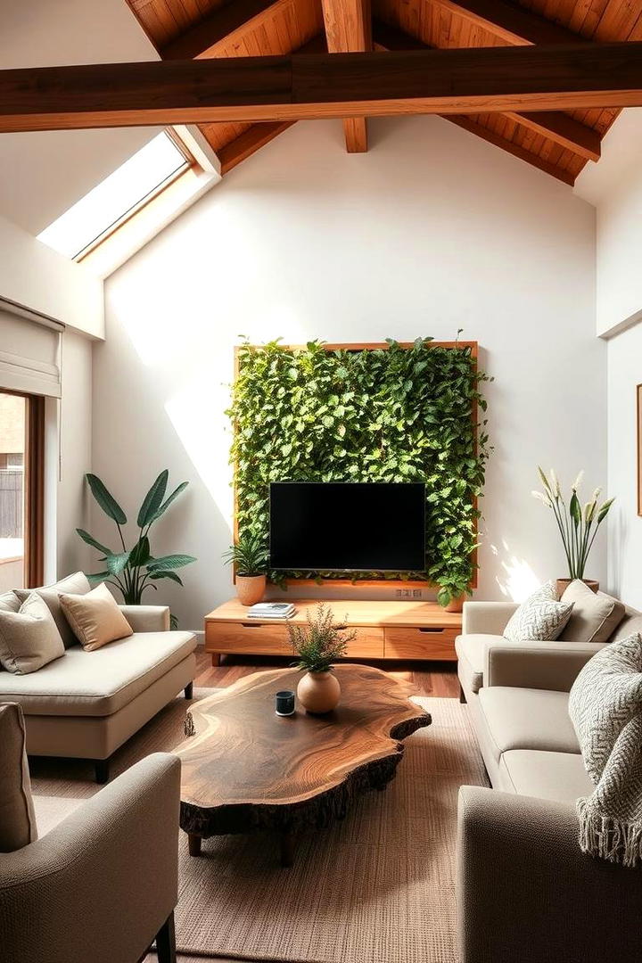 Green Living Integration - 21 Living Room Design Ideas