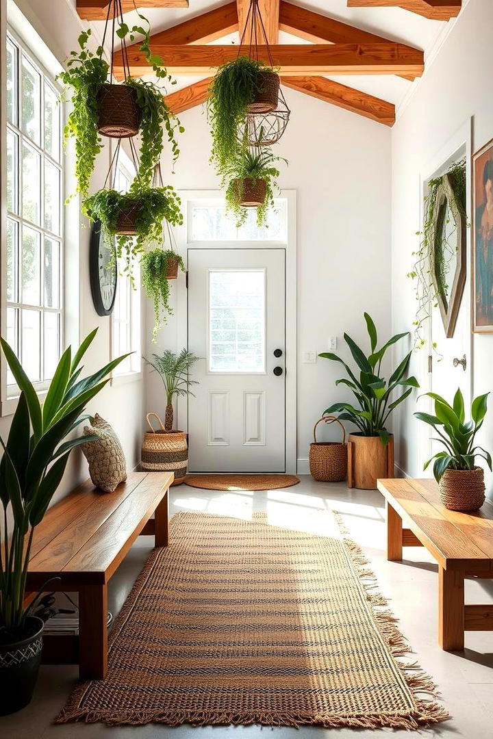 Green Natural Entryway - 21 Entryway Ideas