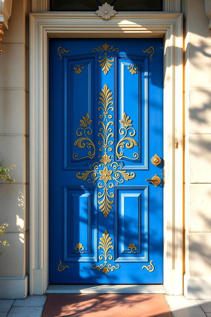 Hand Painted Door Decor - 21 Spring Decor Ideas