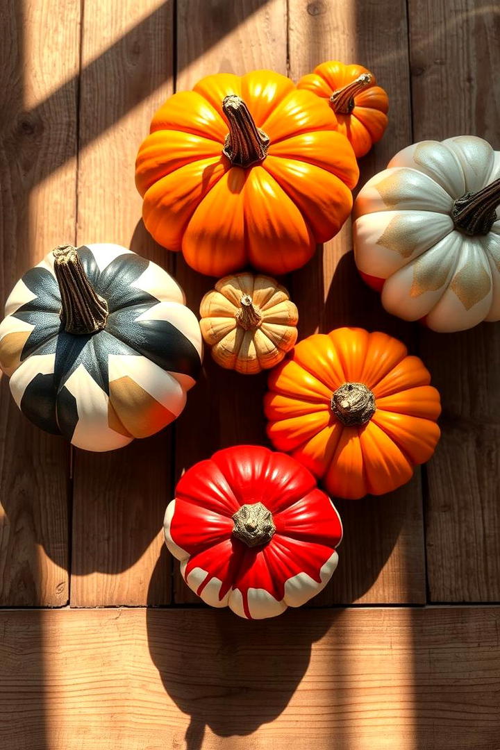 Hand Painted Pumpkin Art - 21 Pumpkin Decor Ideas