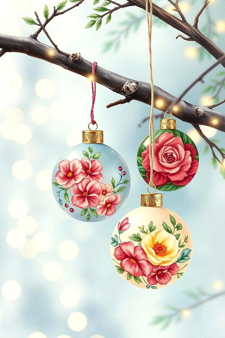 Hand painted Ornaments - 21 Wedding Favors Ideas